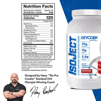 Evogen IsoJect Whey Protein Isolate