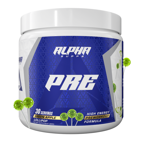 Alpha Supps Green Apple Lollipop 