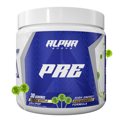 Alpha Supps Green Apple Lollipop 